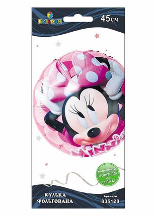 Кулька фольг. minnie mouse, 45см (1шт)