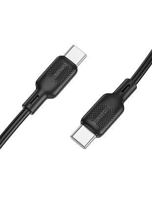 Кабель borofone lenny silicone charging data cable c to ) black ( )