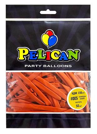Шарики для моделирования (кдм) пастель оранжевый, pelican 50шт