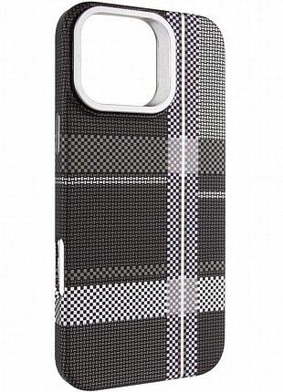 Tpu чехол pixel craft with magnetic fit для apple iphone 17 (6.3") urban plaid