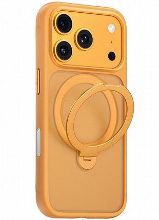 Tpu+pc чехол blueo skin friendly 360 with magsafe для apple iphone 17 pro / 18 pro (6.3") orange