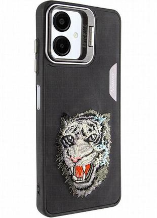 Tpu+pc чехол friends для samsung galaxy a06 black tiger
