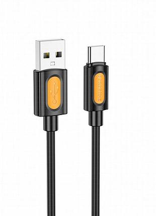 Дата кабель borofone bx114 structure usb to type-c 3a (1m) black