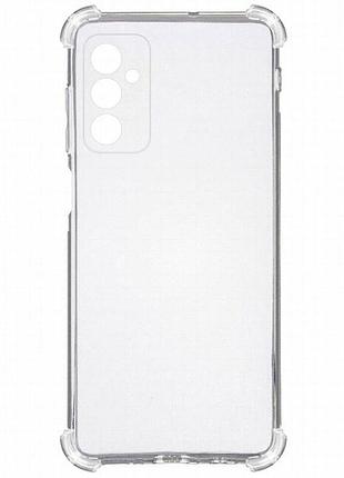 Tpu чехол getman ease logo усиленные углы full camera для samsung galaxy a27 бесцветный (прозрачный)