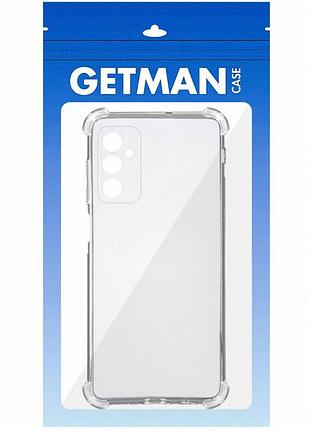 Tpu чехол getman ease logo усиленные углы full camera для samsung galaxy a27 бесцветный (прозрачный) 2