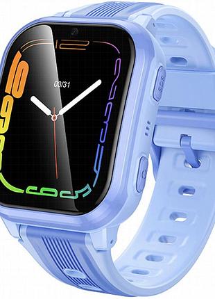 Детские cмарт-часы hoco y108 4g with call function blue