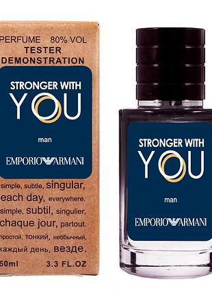 Emporio armani stronger with you тестер lux чоловічий 60 мл