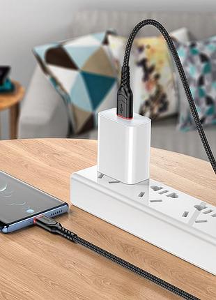Кабель hoco victory charging data cable ) black ( ) 4