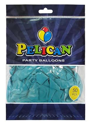 Шарики pelican ' ( см), пастель морская волна, 50шт/уп