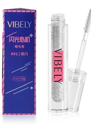 Тушь для ресниц глиттер vibely