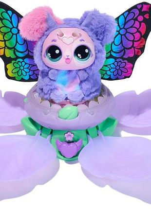 Hatchimals інтерактивна іграшка сюрприз у яйці кіттіфлай 6073019 bloomables puppyfl kittyfly surpre