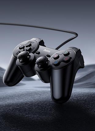 Геймпад дротовий hoco fast link wired game controller black ( ) 8