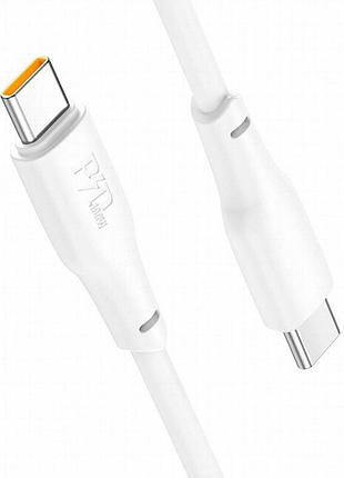 Дата кабель hoco x93 force type-c to type-c 100w (2m) white 5