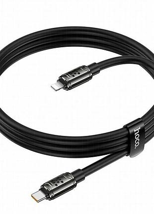 Дата кабель hoco u143 joy type-c to lightning 27w (1.2m) black 5