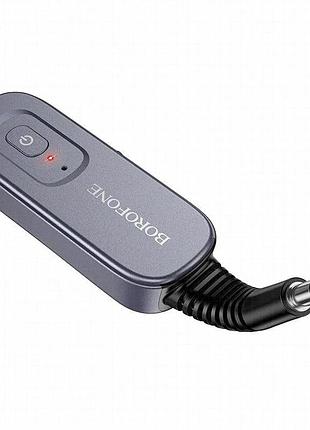 Bluetooth аудио ресивер/трансмиттер borofone bc51 clear way (aux 3.5mm) metal gray