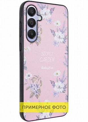Tpu+pc чехол secret garden для xiaomi poco x6 / note 13 pro 5g pink