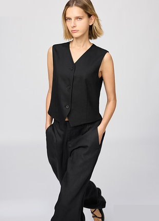 Жилет льняной uniqlo (484276)