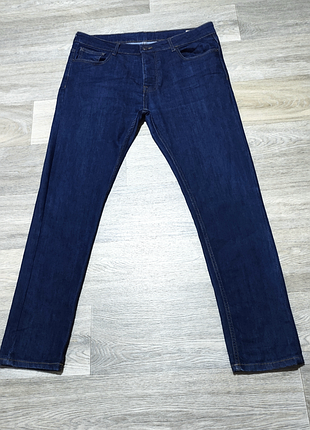 Мужские синие джинсы denim co , размер 36/32  .