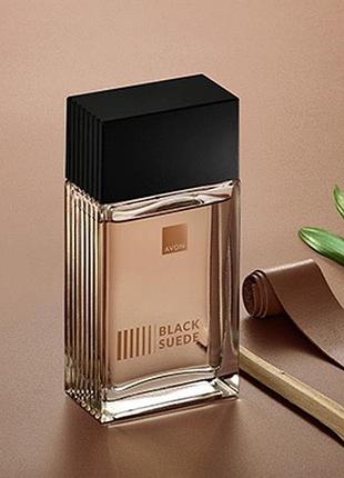 Туалетна вода avon black suede для нього, 100 мл.