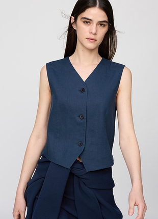 Жилет лляний uniqlo (484276)