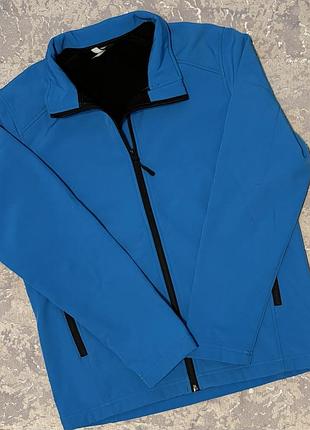 Куртка підліткова softshell синя розмір 158-164