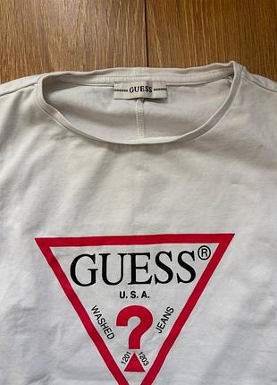 Жіноче боді guess біле з логотипом 2