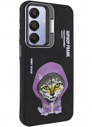 Tpu+pc чехол friends для samsung galaxy a25 5g black cat