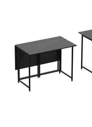 Стол-книжка трансформер морис 2 ferrum-decor черный металл дсп 750x1000x1100 frd-107324
