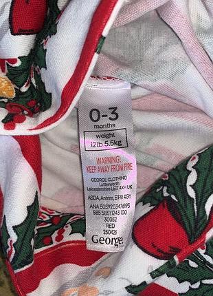 Человечек новогодний ❤️george 0-3 мес 4