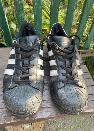 Кросівки adidas superstar чорні р.39,5