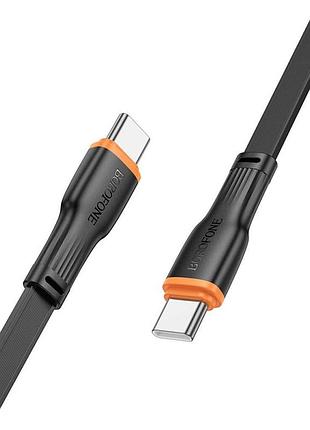 Кабель usb type-c — usb type-c borofone,,, м, чёрный 2
