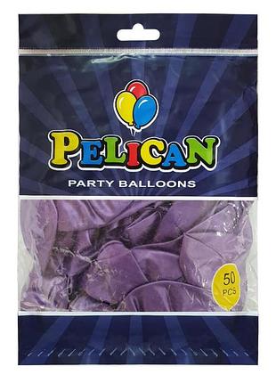 Шарики pelican "(( ), хром фиолетовый, 50шт/уп