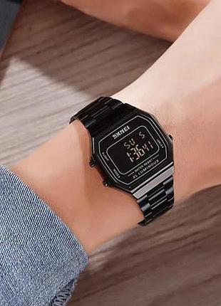 Годинники наручні skmei, black 3