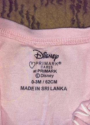 Человечек disney primark 0-3 мес 4