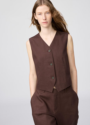 Жилет лляний uniqlo (484276)