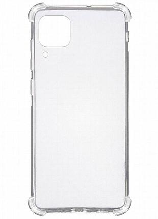 Tpu чехол getman ease logo усиленные углы для huawei p40 lite бесцветный (прозрачный)