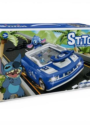Игровой гоночный симулятор adventure racing car stitch 812e голубой (24 шт)