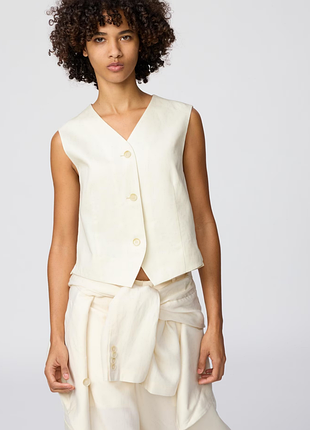 Жилет льняной uniqlo (484276)