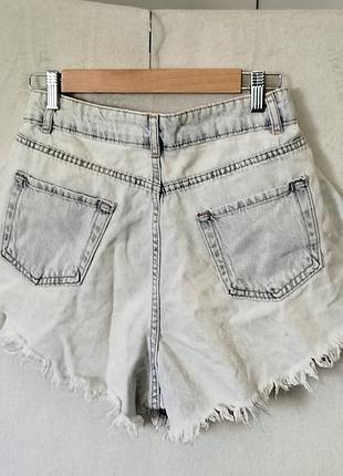 Широкие джинсовые мини шорты.ts shop. 3