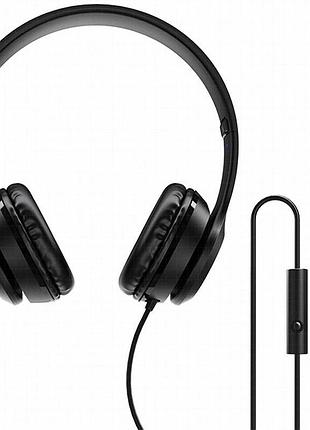 Накладные наушники borofone bo5 (3.5mm/1.2m) черный