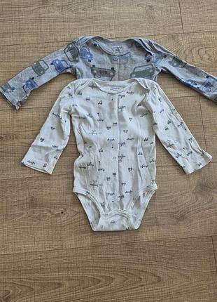 Боді для хлопчиків carter's з довгим рукавом, 2 шт.