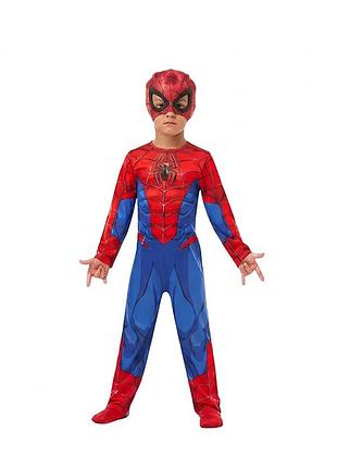 Дитячий карнавальний маскарадний костюм людина-павук spiderman для хлопчиків marvel halloween хелловін новорічний 7-8 років