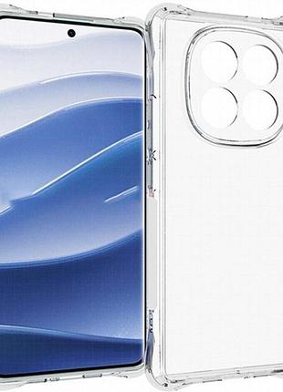 Tpu чехол getman ease logo усиленные углы full camera для xiaomi poco x7 бесцветный (прозрачный)
