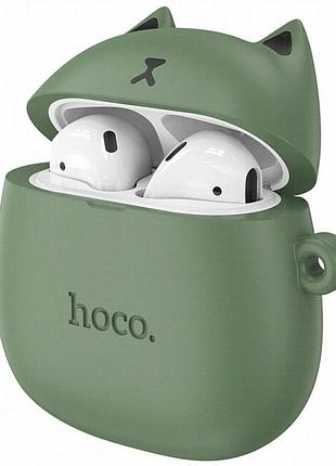 Беспроводные tws наушники hoco ew45 cat case forest cat