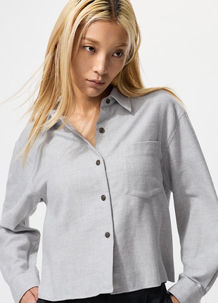 Сорочка фланелева uniqlo (480832)