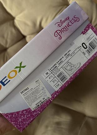 Черевики для дівчинки geox disney princess сірі 6