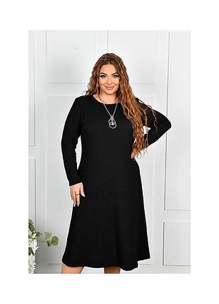 Сукня 👗 размеры 52 54 56 58 ткань турецкий трикотаж цвет как на фото, основной синий рисунок стальной хорошо тянется, не кашлатится