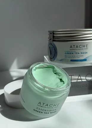 Atache green tea mask ☘️ маска атач зелений чай відновлююча