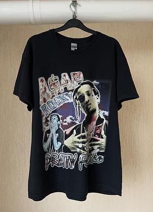Футболка asap rocky m чорна