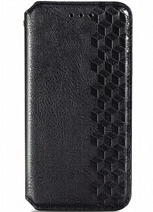 Кожаный чехол-книжка getman cubic (pu) для xiaomi poco x3 nfc / poco x3 pro черный